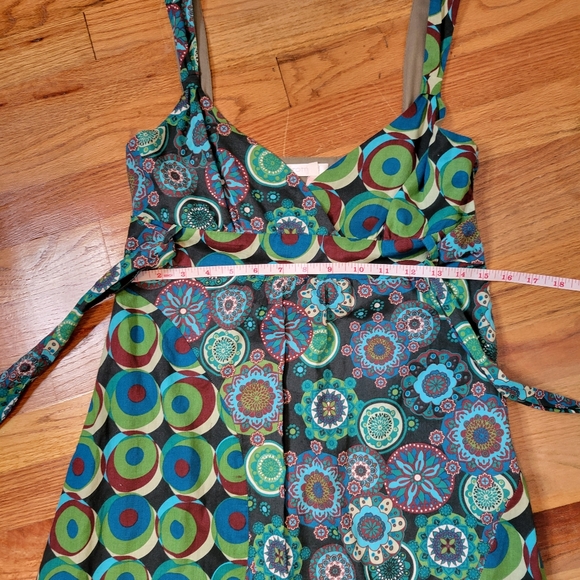 Promod Blue And Green Maxi Dress - Picture 9 of 13